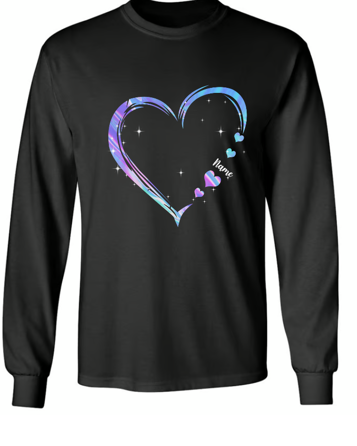 Personalized Hologram Grandma Hearts Grandkids Names
