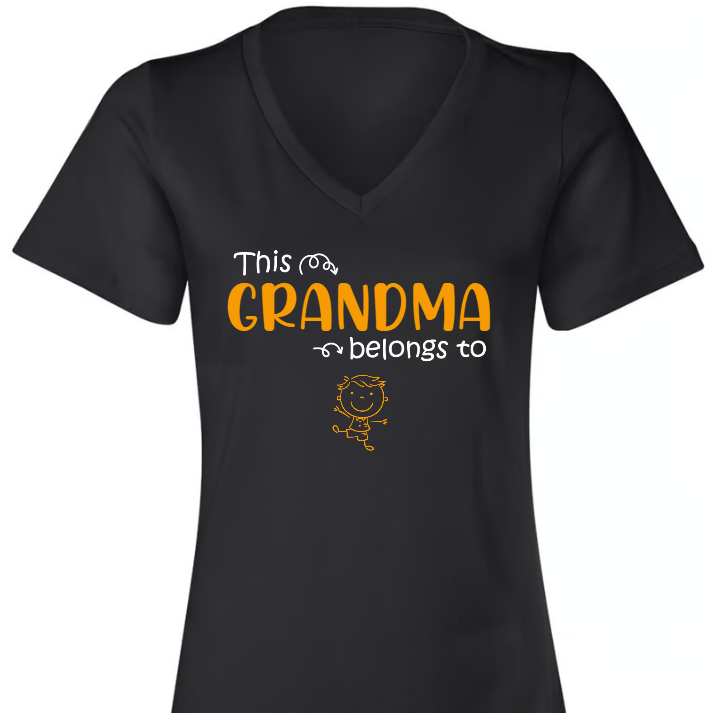 This Grandma Belongs To, Custom Grandma And Grandkids TH