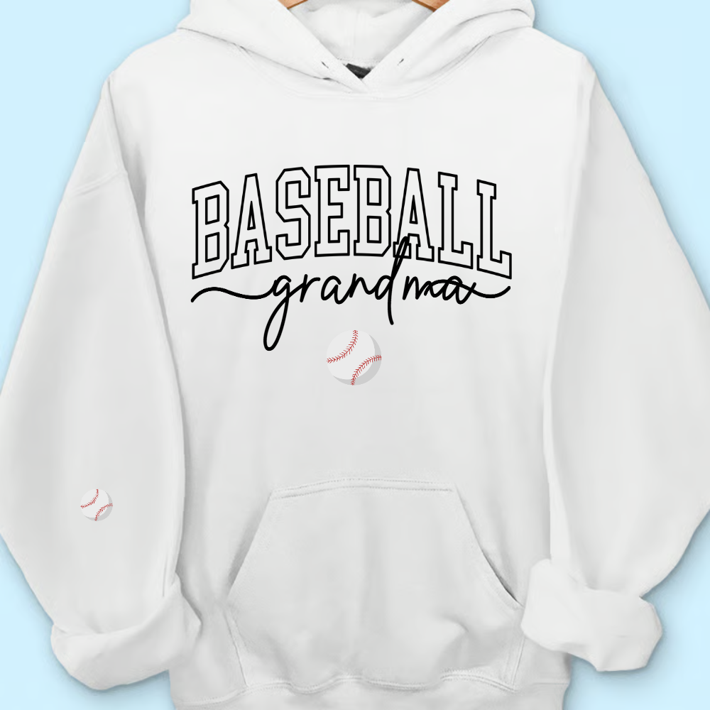 Personalized Sports Mimi Sweatshirt With Grandkids Names, Custom Athletics Grandma Pullover