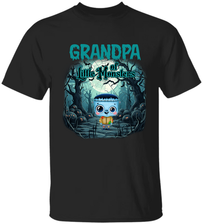 Customized Little of Monsters Grandpa Halloween T- Shirt