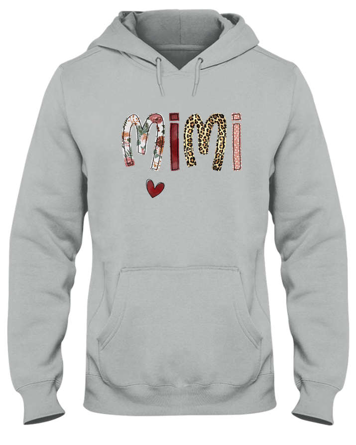 Custom Nana Mom Heart Kids Chrismtas
