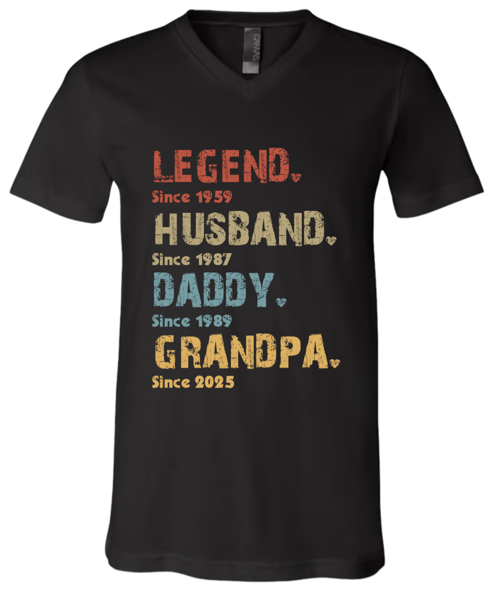 Comfort Colors® Grandpa Legend G09, Gift For Father's Day T-Shirt