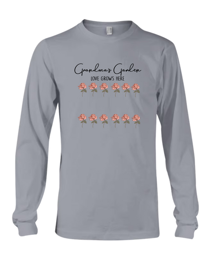 Grandma's Garden Love Grows Here And Grandkids