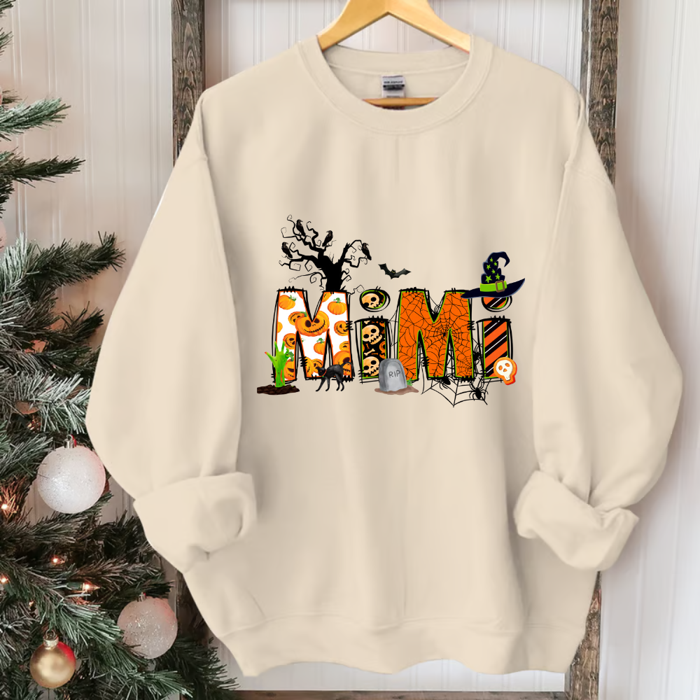 Mimi Grandma Bundle Halloween Alphabet Doodle Grandkids