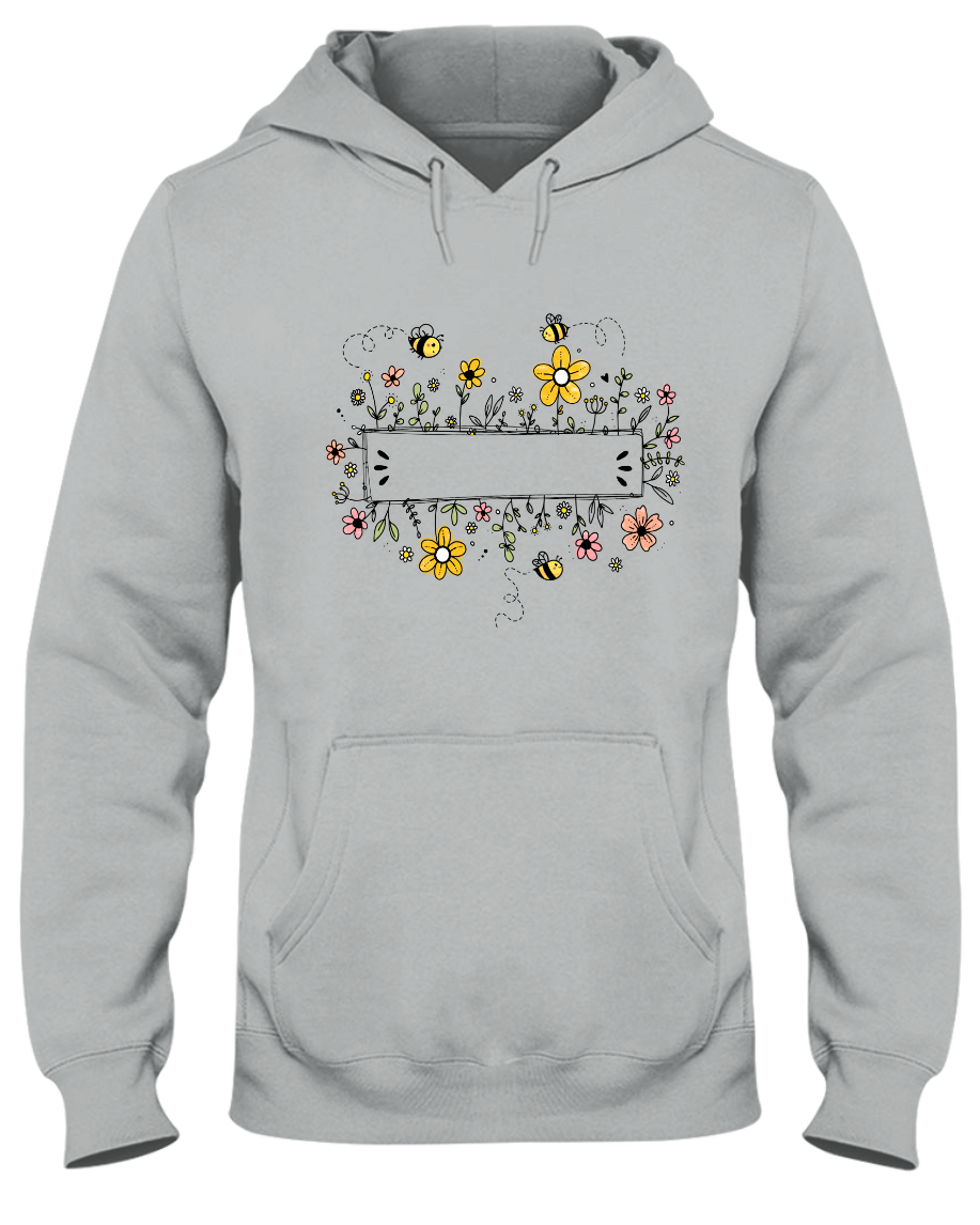 Personalized Grandma Flower Bee And Grandkids Custom Names