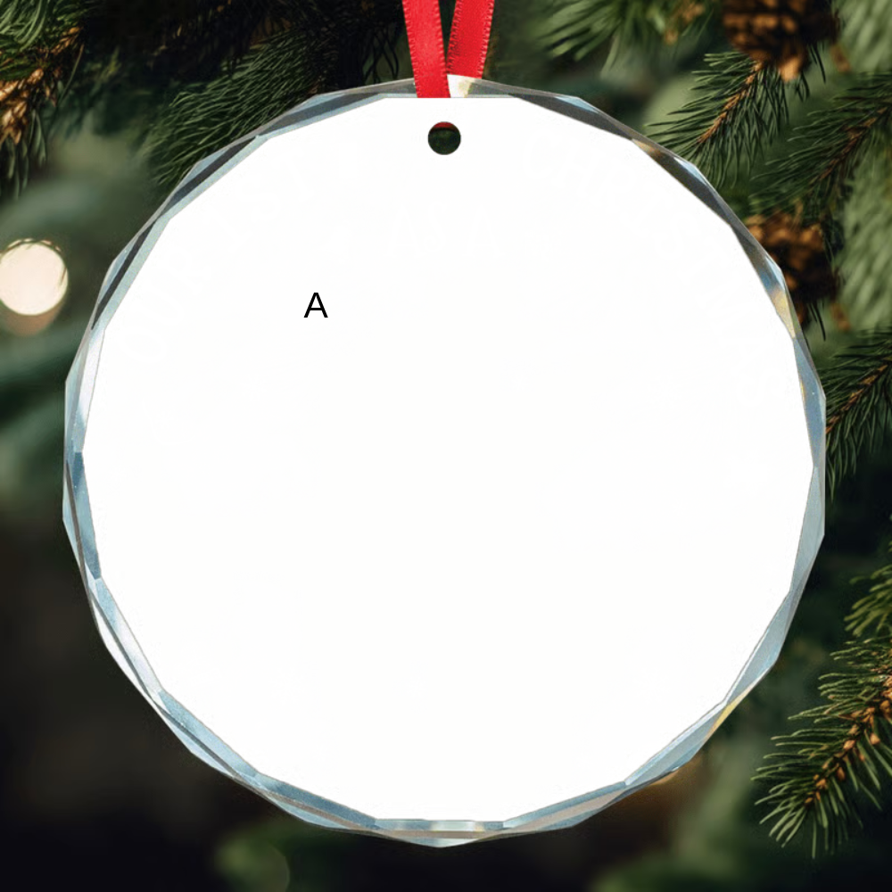 Round Glass Ornament Round Glass Ornament
