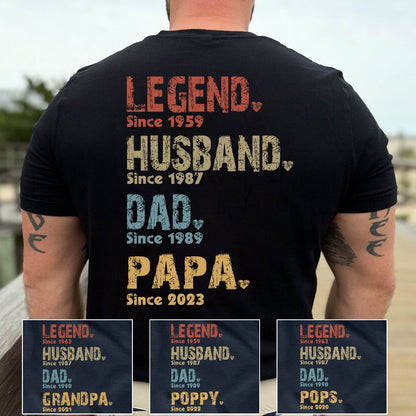 Legend Husband Dad Grandpa, Father's Day Gifts, Birthday Gifts