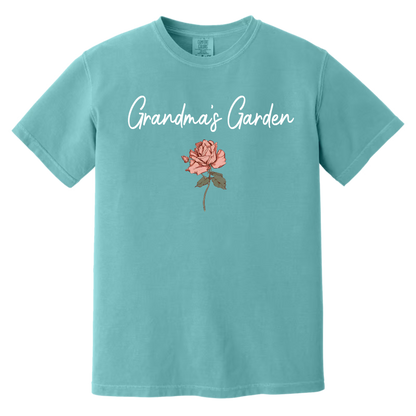 Grandma’s Garden T-Shirt – Personalized Flower Shirt with Grandkids' Names