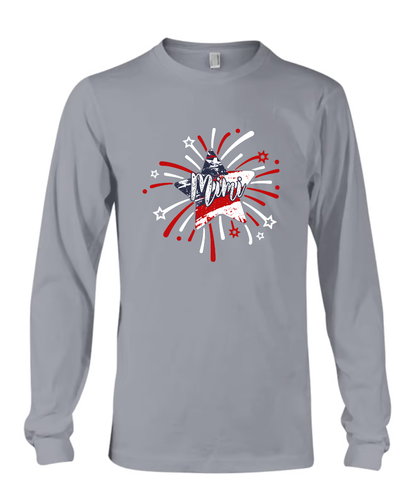Nana And Kids Firework America Flag CTH01