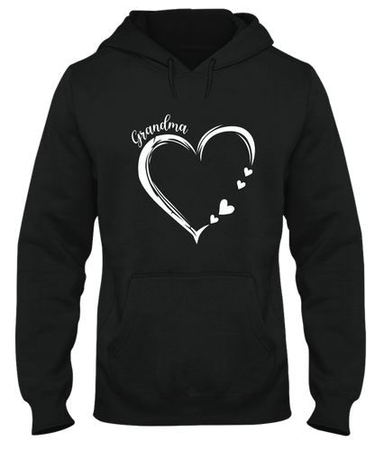 Personalized Grandma Heart Sweatshirt, Grandma Gift, Custom Grandkids Name Sweatshirt