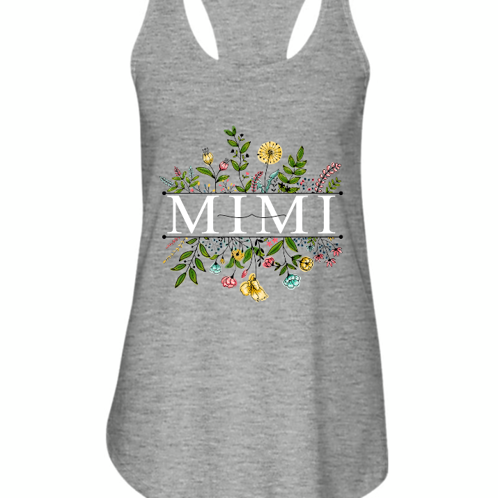 Personalized Wildflower Mimi, Grandma Shirt