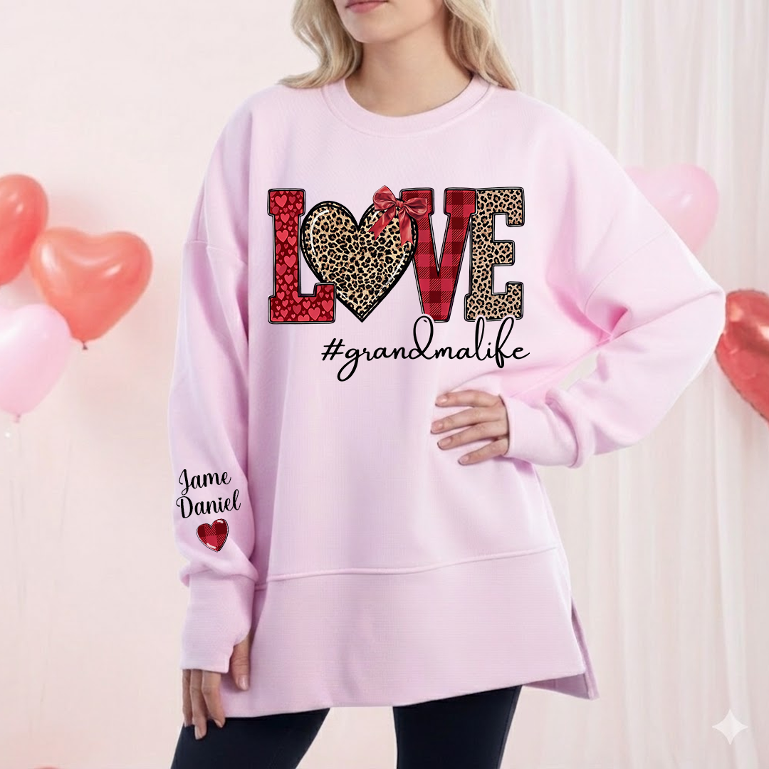 Personalized Grandma, Love Grandma Life with Grandkids