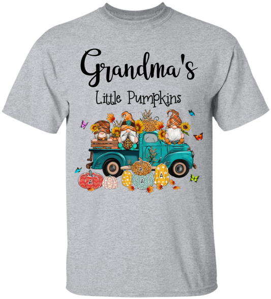 Grandma And Kids Little Pumpkin T-Shirt