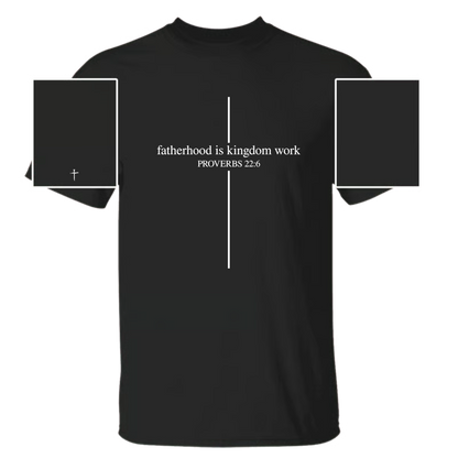 Custom Unisex T-Shirt With Design On Sleeve - Personalized Father's Day Birthday Gifts For Dad, Grandpa - Forever My Hero