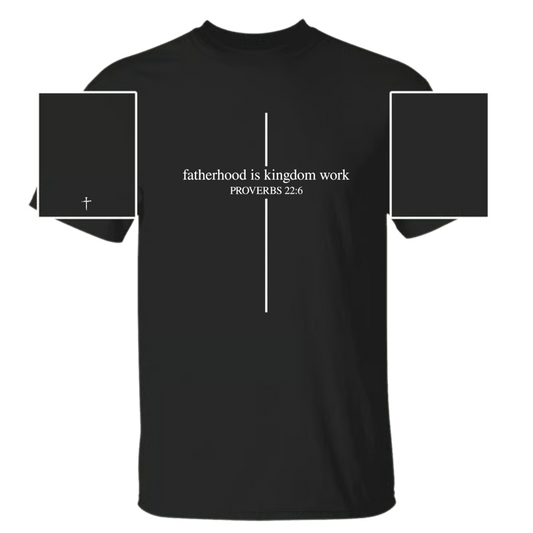 Custom Unisex T-Shirt With Design On Sleeve - Personalized Father's Day Birthday Gifts For Dad, Grandpa - Forever My Hero