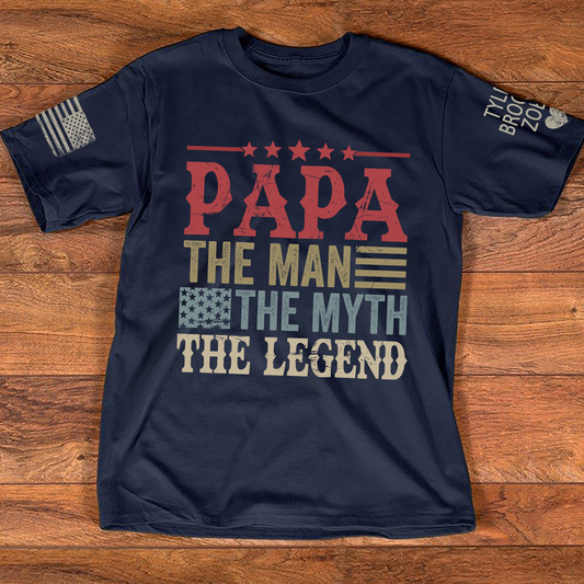 Papa The Man The Myth The Legend And Kids ltp