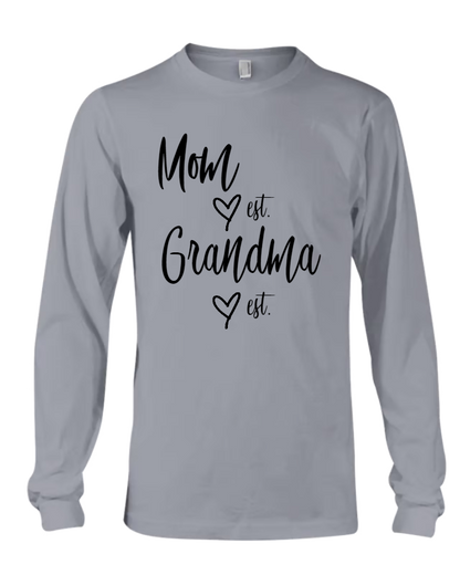Personalized Mom Est Grandma Est CTH01