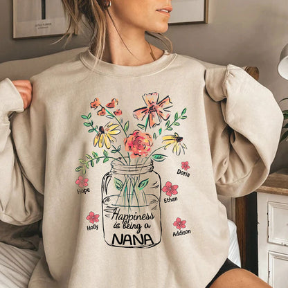 Flower With Grandma And Grandkids Names
