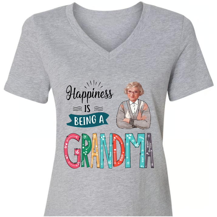 Mother's Day Shirt, Grandma Mimi Nana Custom Photo CTH01