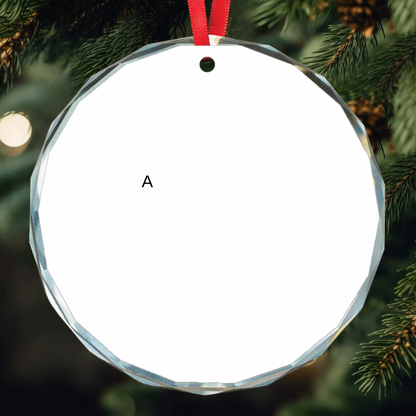 Round Glass Ornament Round Glass Ornament