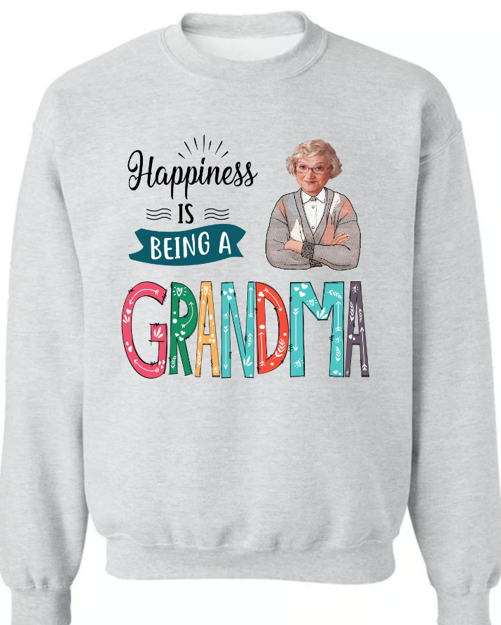 Mother's Day Shirt, Grandma Mimi Nana Custom Photo CTH01
