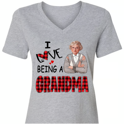 I Love Being A Grandma Mimi Nana Custom Photo CTH01