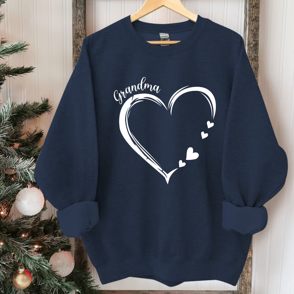 Grandma and Grandkids Hearts, Gift For Grandma Shirt
