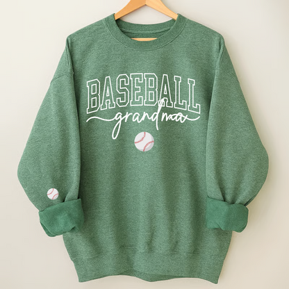Personalized Sports Mimi Sweatshirt With Grandkids Names, Custom Athletics Grandma Pullover