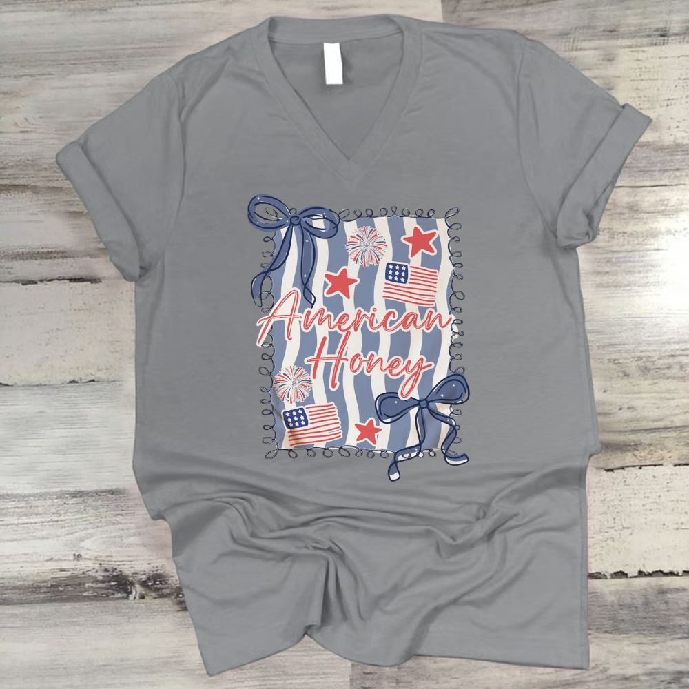 Patriotic Coquette American Trendy  Red White and Blue