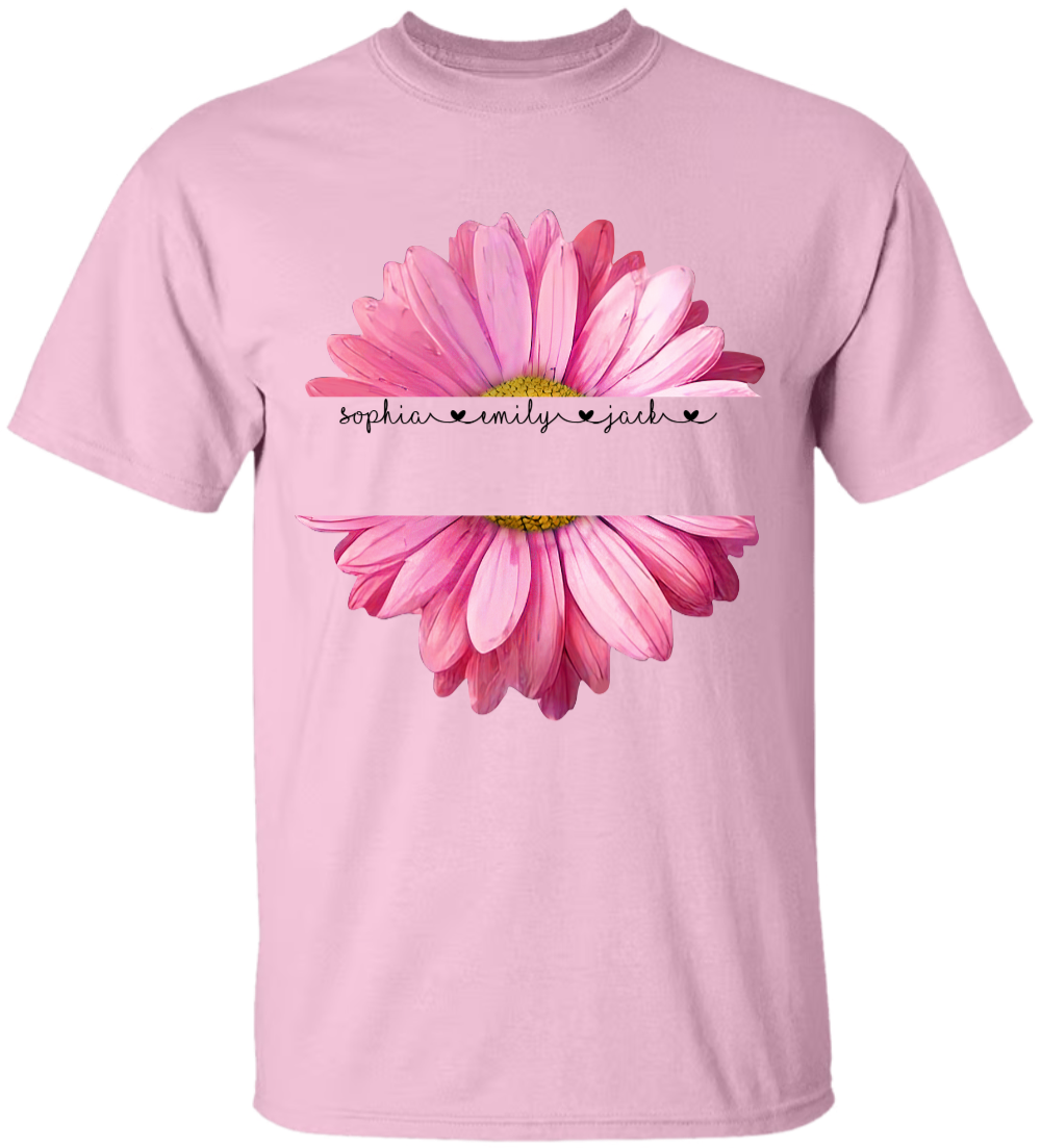Grandma Flower Daisy Color And Grandkids Valentine's Day And GrandKids Mother's Day Gifts