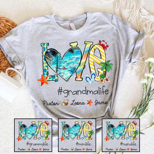 Love Grandma Life Summer CTH01