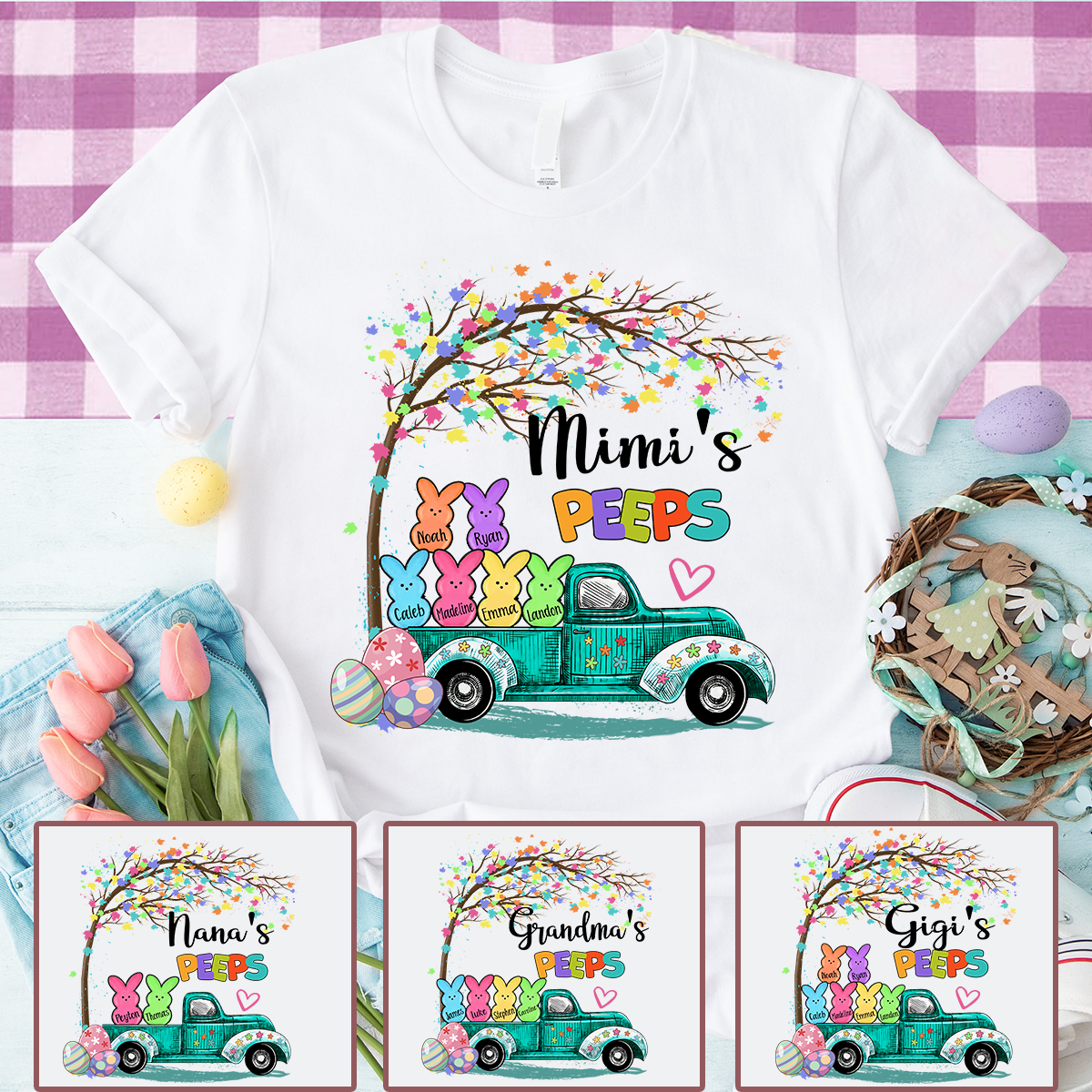 Personalized Grandma's Peeps With Grandkids Easter