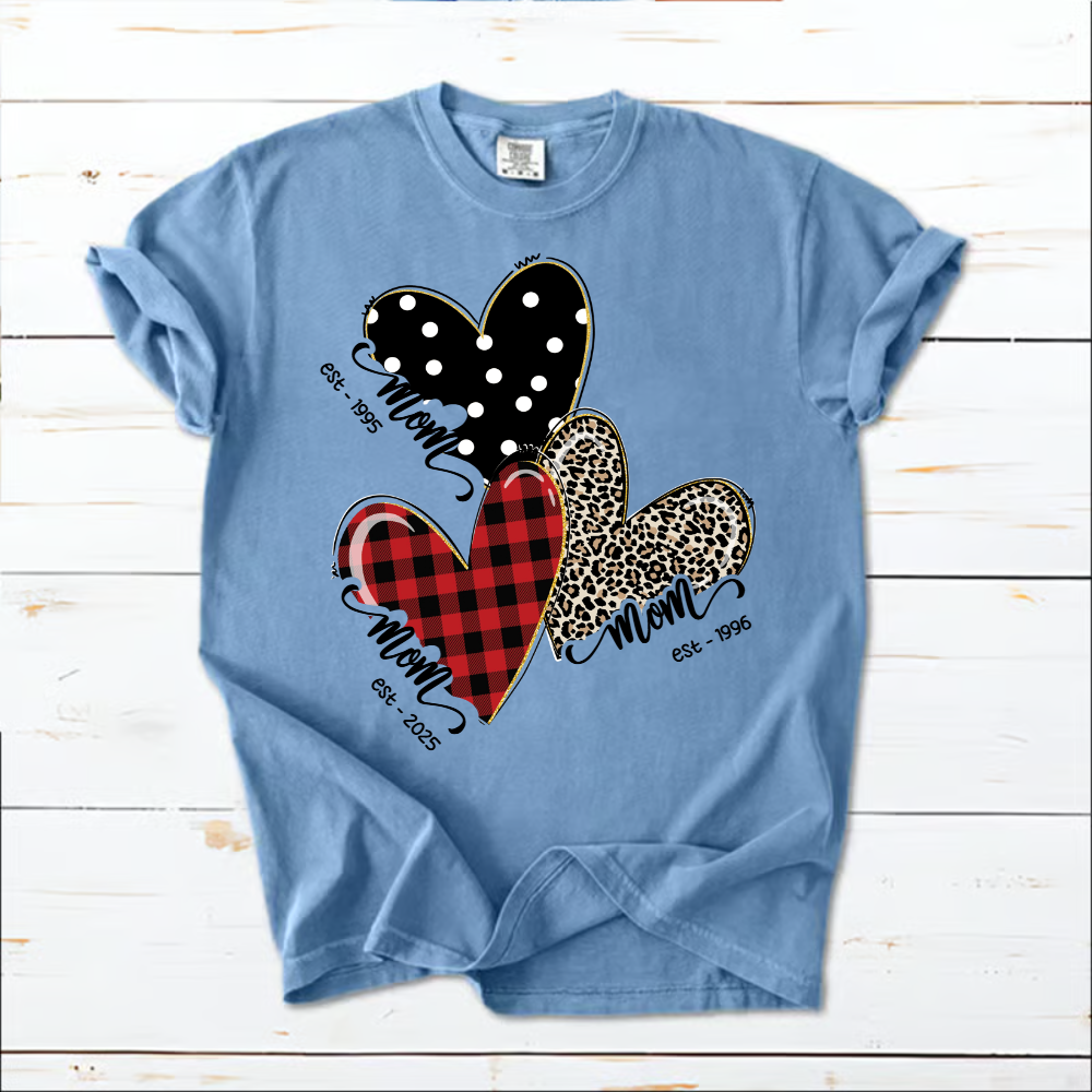 Wife Mom Nana Triple Heart Valentine