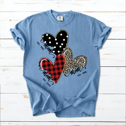 Wife Mom Nana Triple Heart Valentine