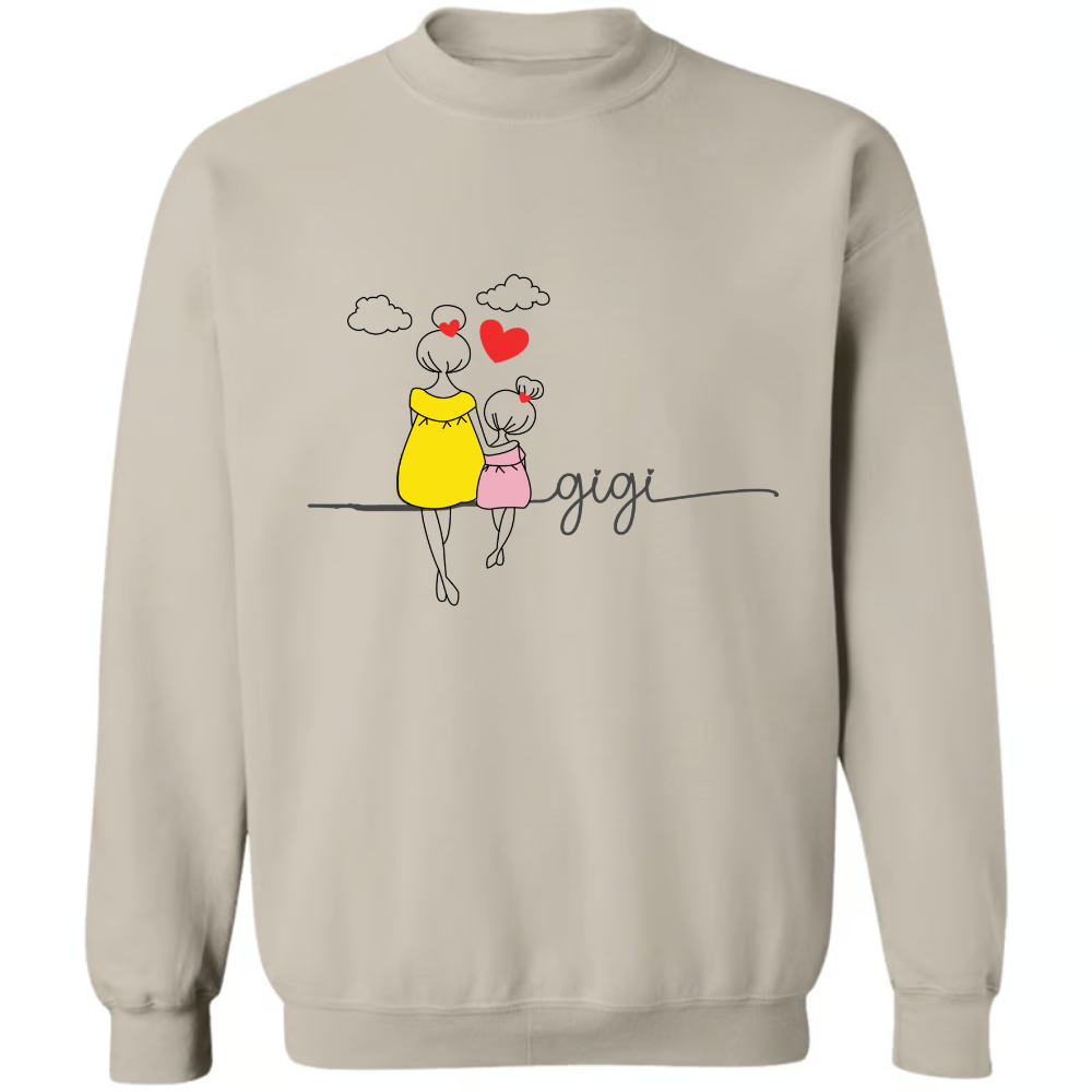 Custom Gigi And Grandkids Art Sweatshirt