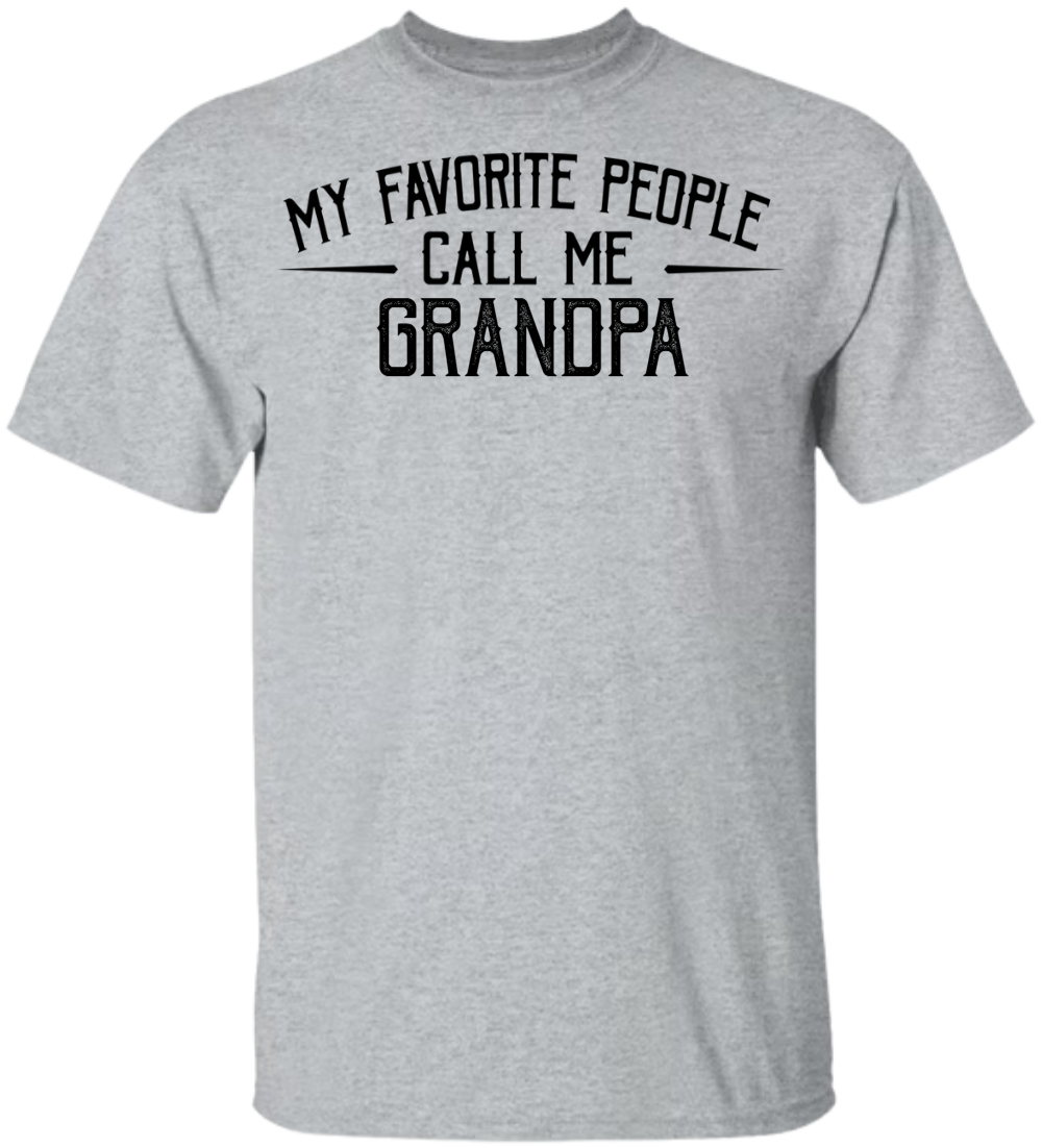 Grandpa's Favorite People Word Search Puzzle - Personalized Shirt - Gift For Grandpa, Dad