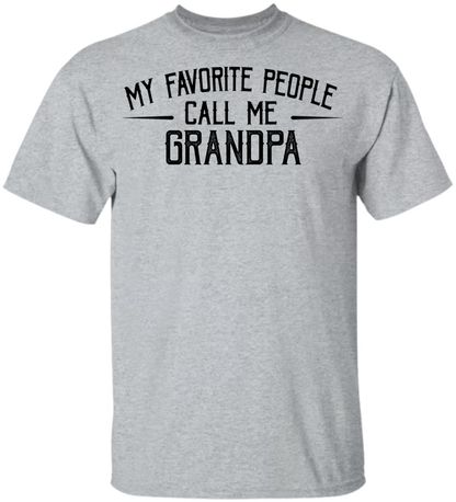 Grandpa's Favorite People Word Search Puzzle - Personalized Shirt - Gift For Grandpa, Dad
