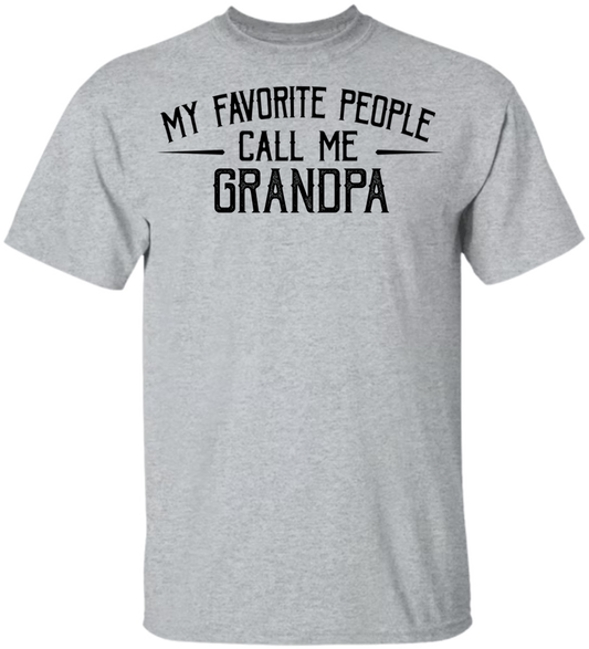 Grandpa's Favorite People Word Search Puzzle - Personalized Shirt - Gift For Grandpa, Dad