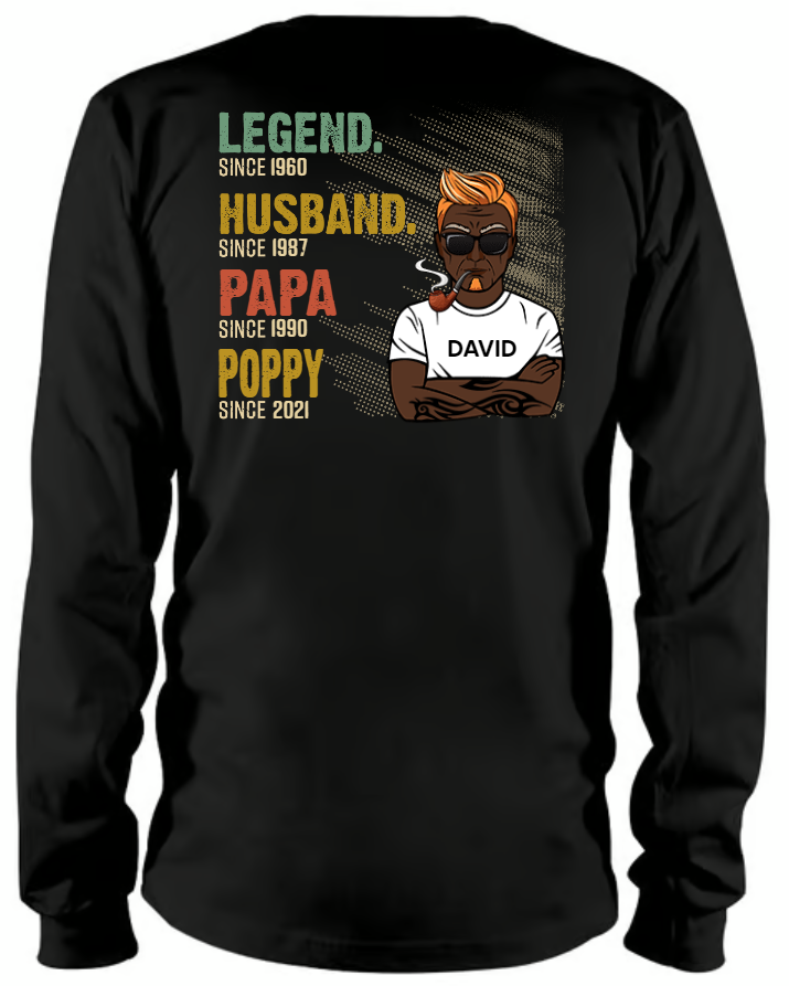 Legend Husband Dad Grandpa Art, Father's Day Gifts
