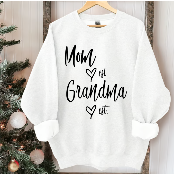 Personalized Mom Est Grandma Est CTH01
