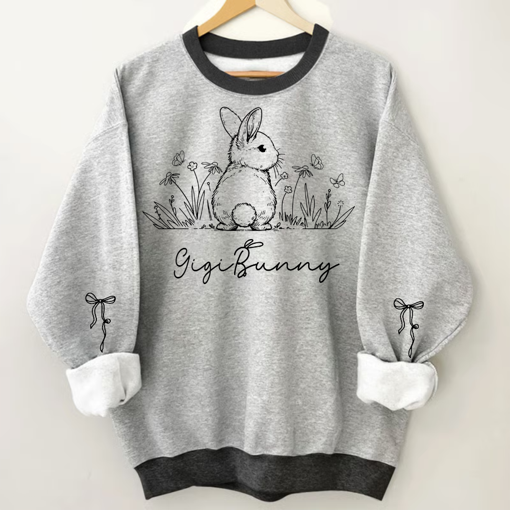 Gigi Bunny Personazed Gigi Nana Grandma and Grandkids Easter Days Gift