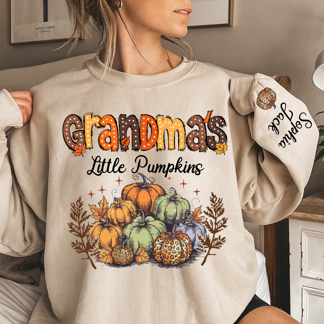 Grandmas Litte Pumpkins Grankids Fall Season