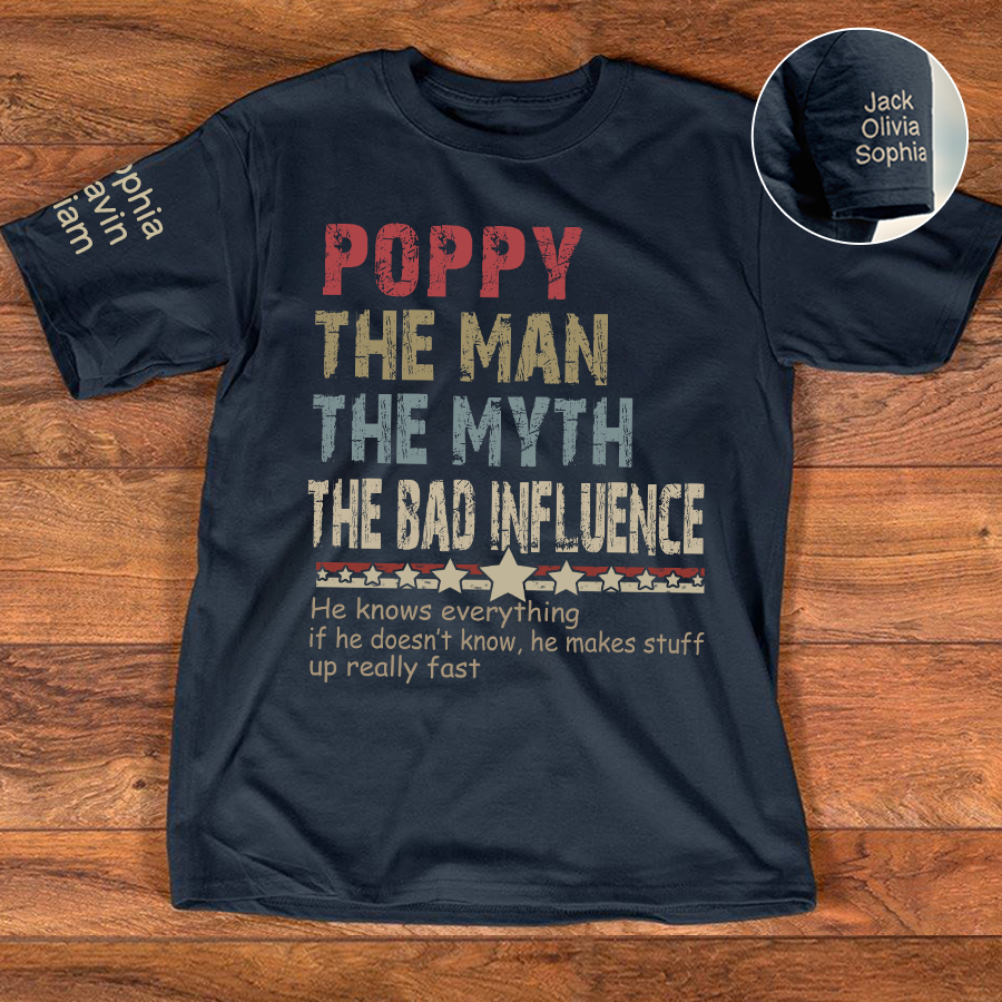 Custom Poppy legend influence T-Shirt