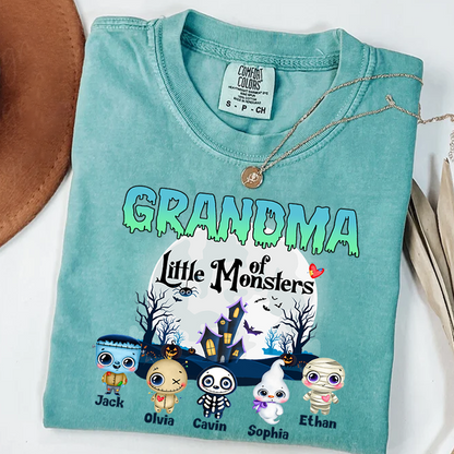 Personalized Custom Grandma Little Of Monsters cute T-Shirt