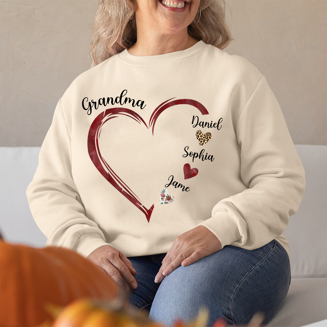 Grandma and Grandkids Hearts CTH01