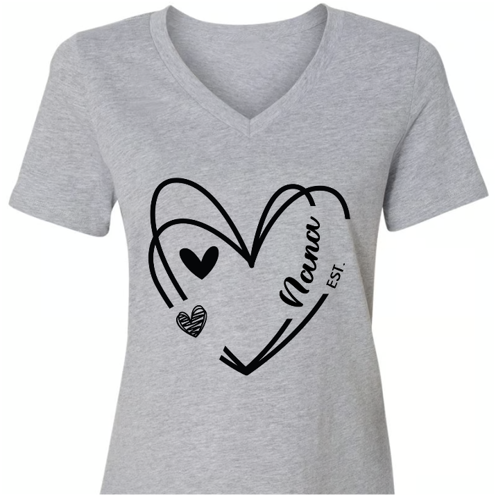 Nana And Kids Est Year Personalized CTH01