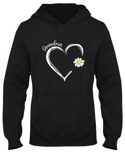 Grandma Daisy Heart Shirt, Custom Grandma With Kids, Mother's Day TH2