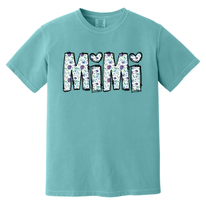 Mimi Shirt with Grandkids' Names – Cute Floral Design for Grandma