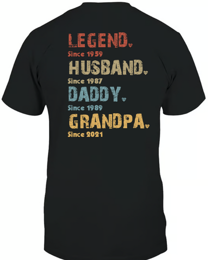 Legend Husband Dad Grandpa, Father's Day Gifts, Birthday Gifts