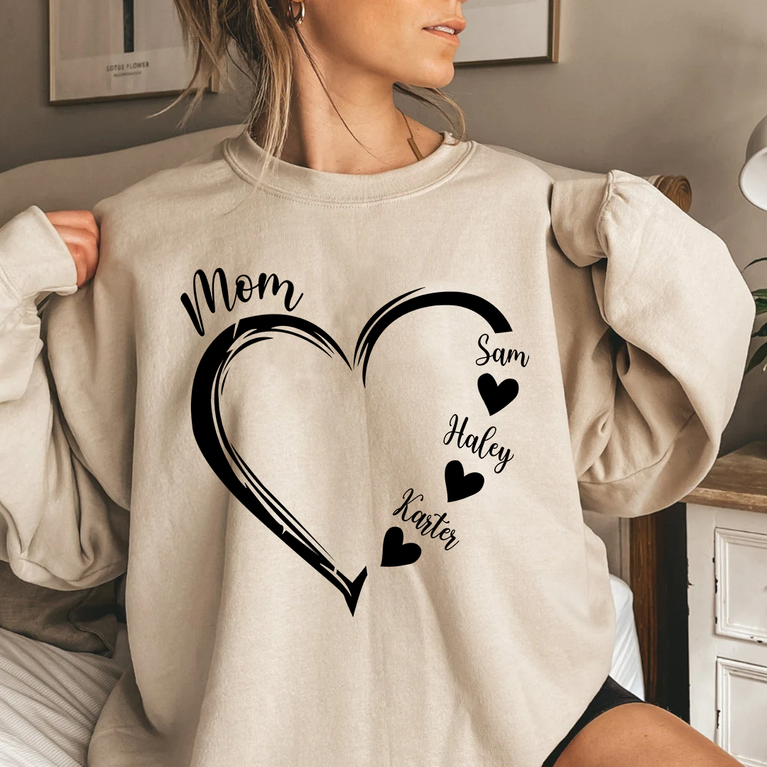 Mom and Kids, Best Gifts For Christmas ,Nana Shirt With Grandkids Name,